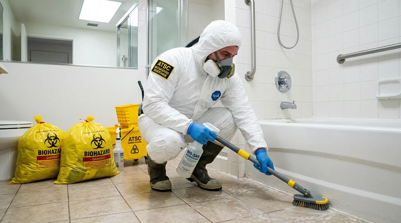 Decontamination equipment deployed for Blood Cleanup in Highland Heights